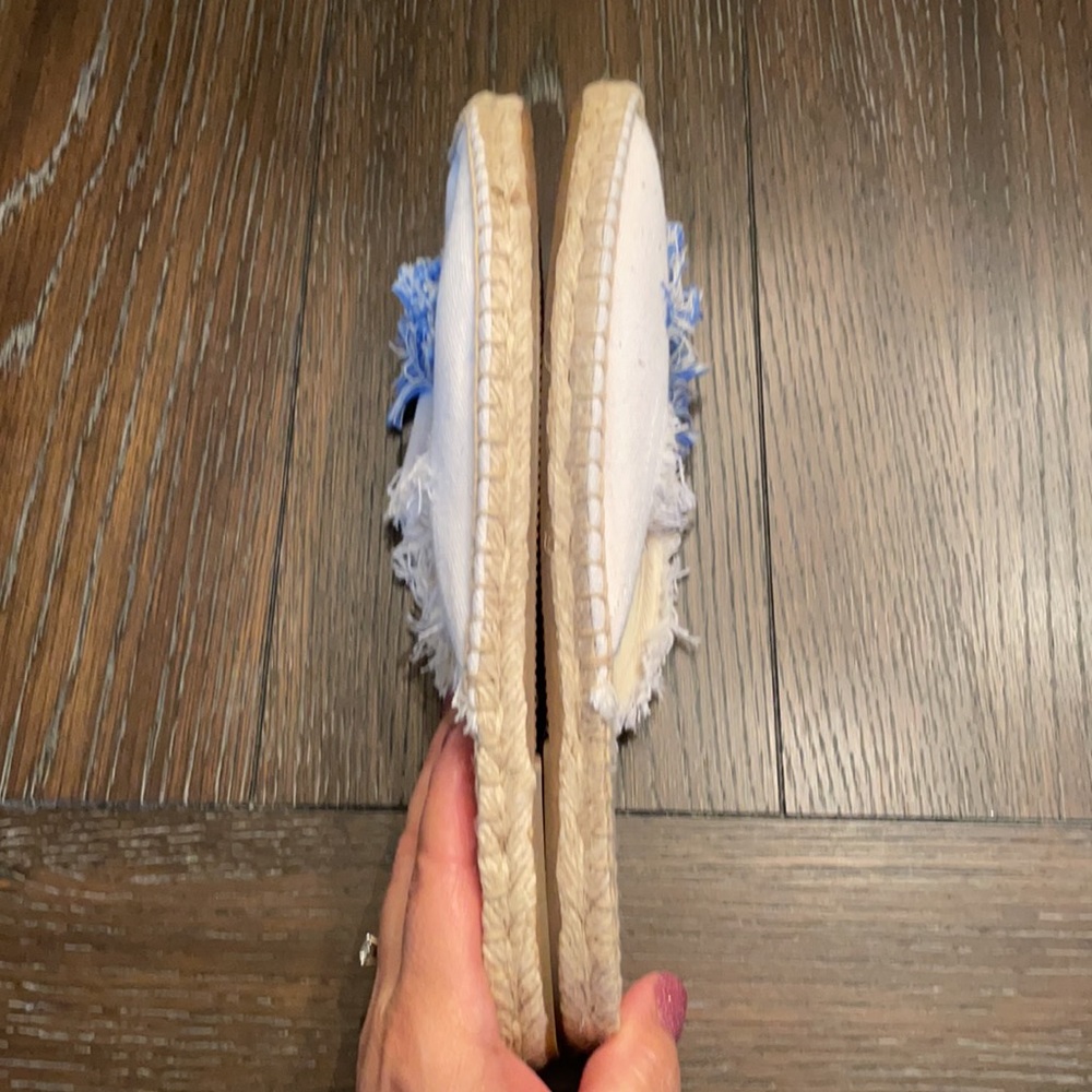 Soludos Frayed Tassel Espadrille Loafer Mules - Picture 15 of 16